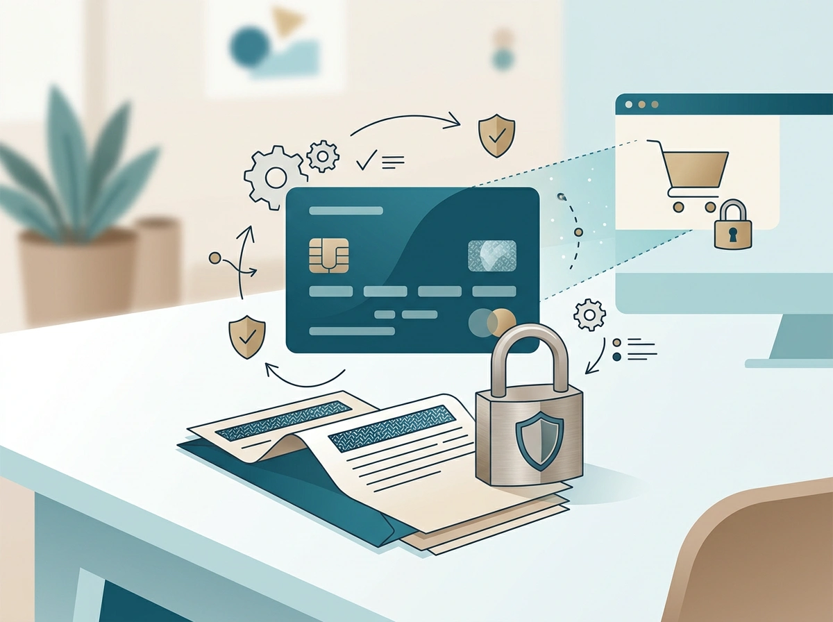 Prüfung von Zahlung, Verifizierung und Datensicherheit vor einer Entscheidung